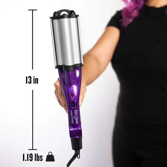 Bed Head Wave Artist Deep Waver 2X Tourmaline Ceramic Technology & Dual Voltage - Picture 8 of 11